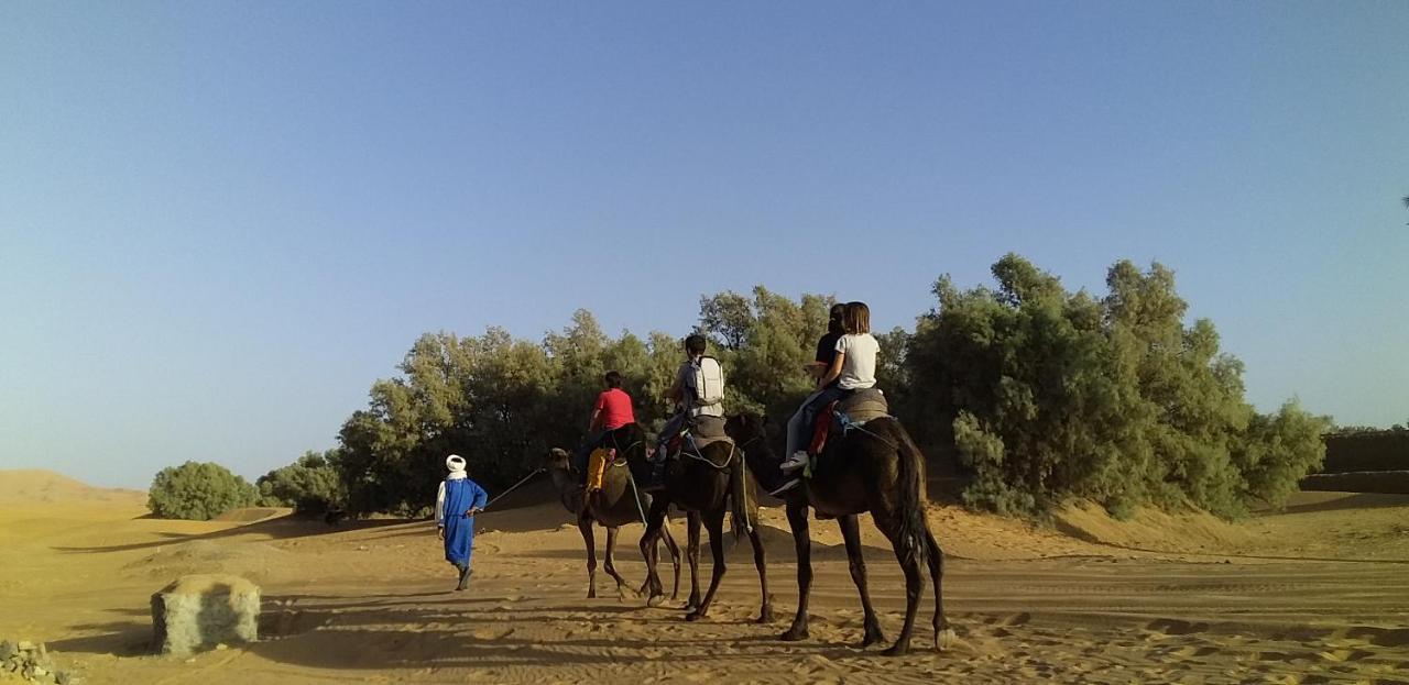 Auberge Camping La Khaima Merzouga Esterno foto